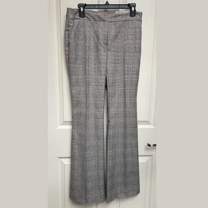 Chico's So Slimming Glen Plaid Trouser Pant in neutral tones